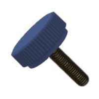 G29R147S125BL 29R147S125BL MICROPLASTICS ROUND THUMB SCREW